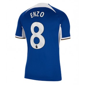 Chelsea Enzo Fernandez #8 Replika Hjemmebanetrøje 2023-24 Kortærmet